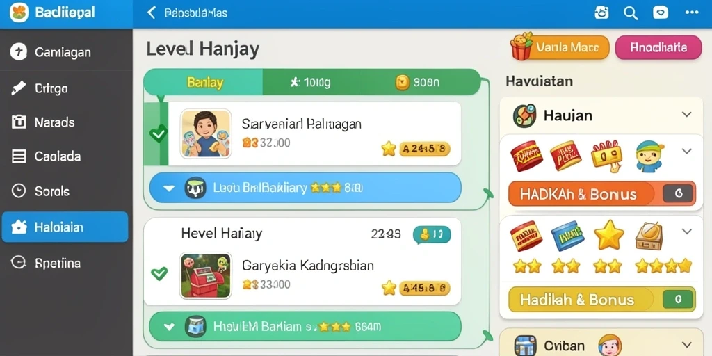 Tampilan antarmuka yang intuitif dan menarik.