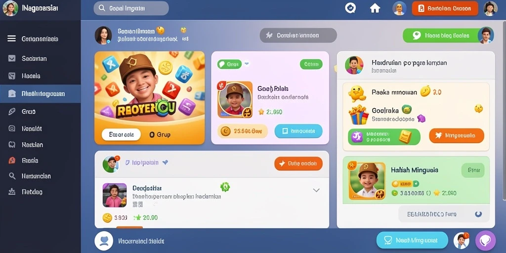 Screenshot menampilkan karakter kucing yang lucu dalam aksi.