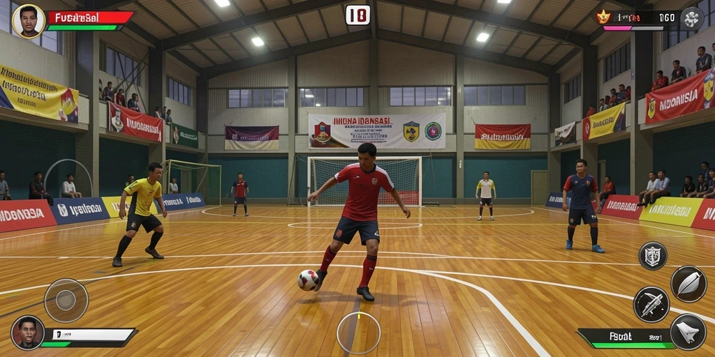 Tampilan level pertama yang menyenangkan.