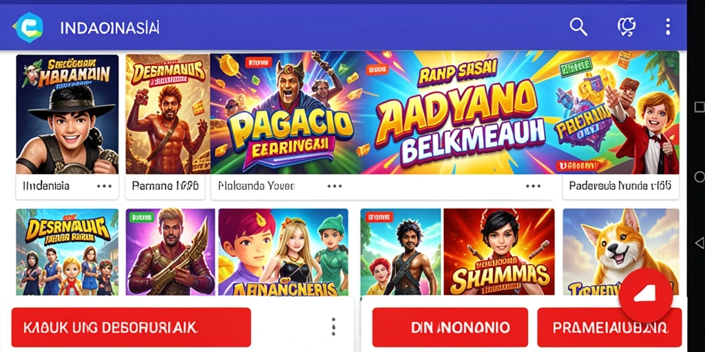 Tampilan antarmuka yang menarik dan user-friendly.