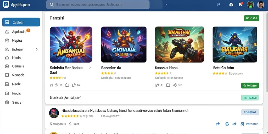 Screenshot menampilkan dunia luas penuh pasir dan tantangan.