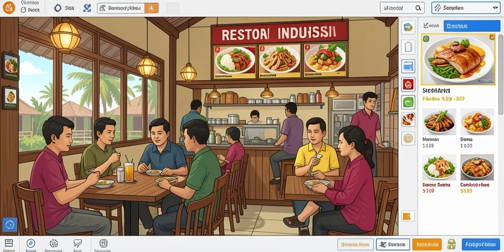 Tampilan antarmuka yang bersih dan modern.