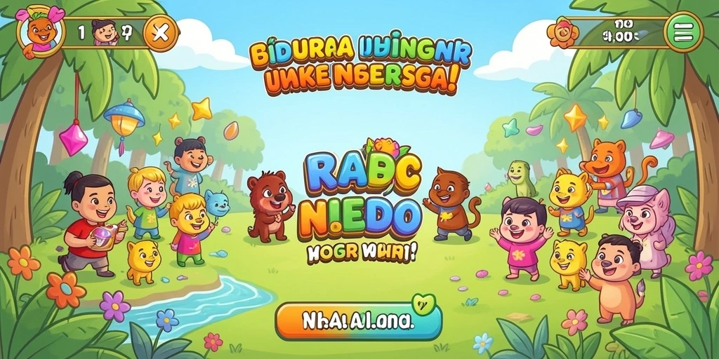 Tampilan awal yang menarik dan informatif.